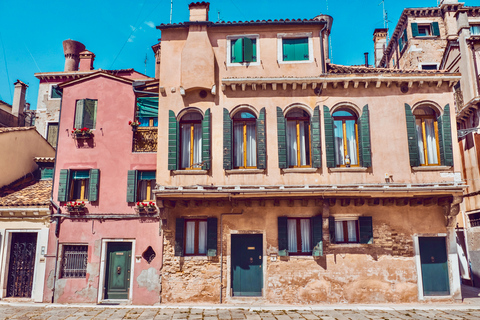 Venedig: Vandring och gondolturVenedig: Promenad &amp; Gondoltur på tyska