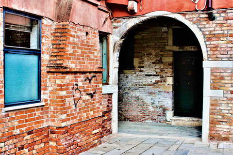 Venedig: Vandring och gondolturVenedig: Promenad &amp; Gondoltur på tyska