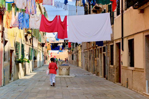 Venedig: Vandring och gondolturVenedig: Promenad &amp; Gondoltur på tyska