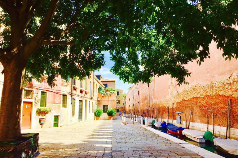 Venedig: Vandring och gondolturVenedig: Promenad &amp; Gondoltur på tyska