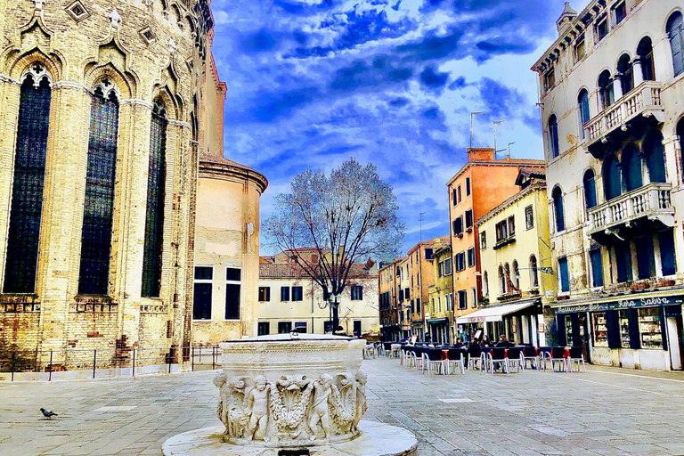 Venedig: Vandring och gondolturVenedig: Vandringstur och gondoltur på spanska