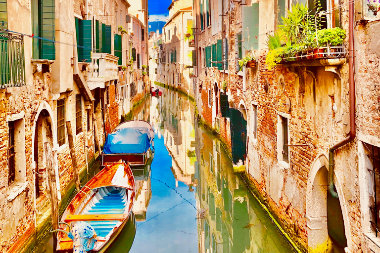 Venedig: Vandring och gondolturVenedig: Promenad &amp; Gondoltur på tyska