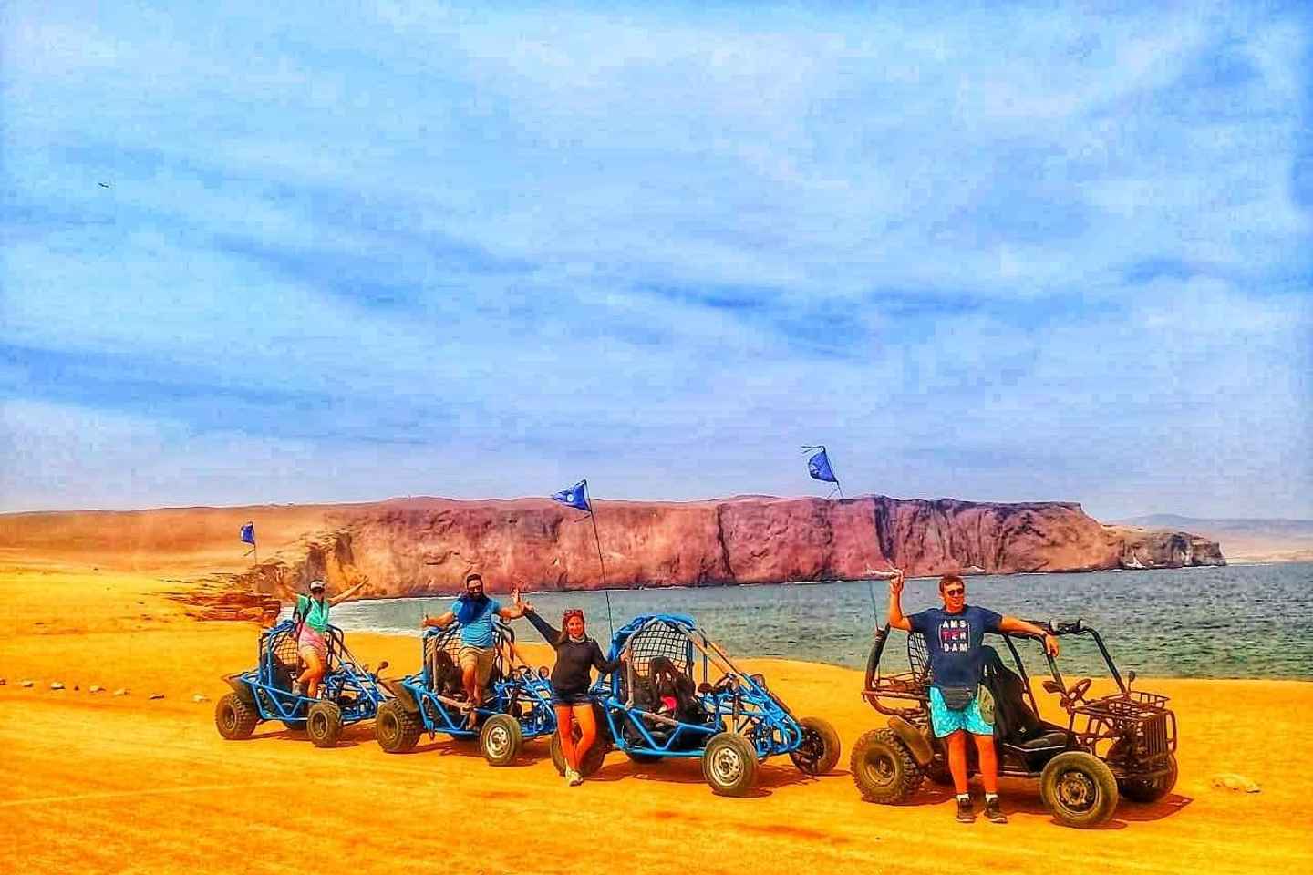 things to do in paracas peru | take a mini-buggy ride around paracas nature reserve