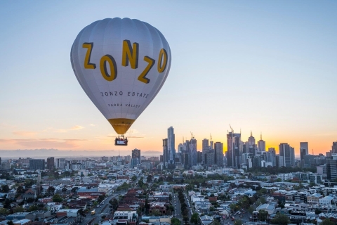 Melbourne: Heißluftballon-Fahrt bei SonnenaufgangFahrt im Heißluftballon mit Champagner-Frühstück