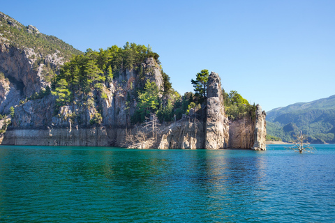 From Alanya: Green Canyon Boat Trip with Buffet Lunch Standard Option