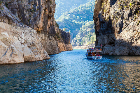 Ab Alanya: Green Canyon - Bootstour mit Buffet-MittagessenStandard-Option