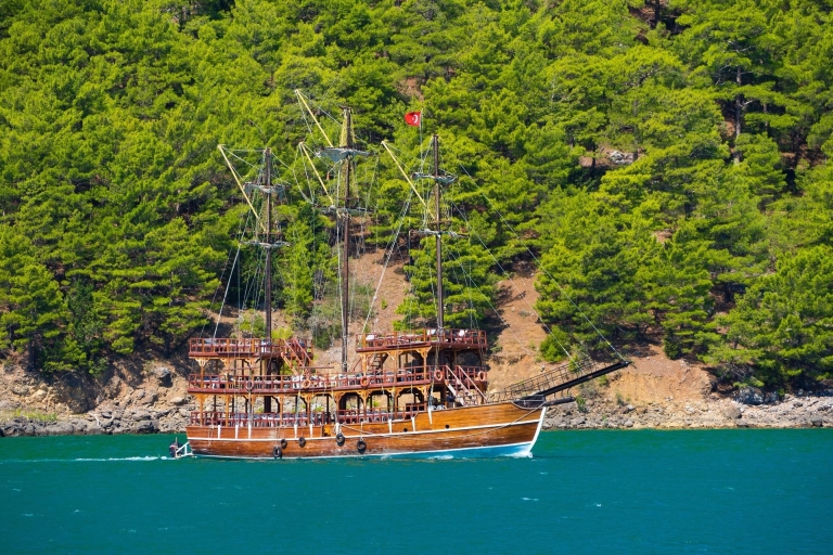 From Alanya: Green Canyon Boat Trip with Buffet Lunch Standard Option