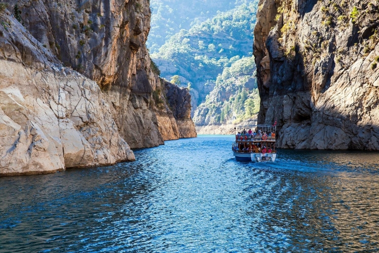 Excursion en bateau dans le canyon vert avec déjeuner et boissonsAu départ de Belek : Voyage en bateau dans le Canyon vert