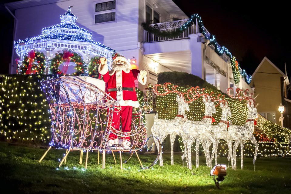 Decoração da casa de Natal em Dyker Heights quebra-cabeça em