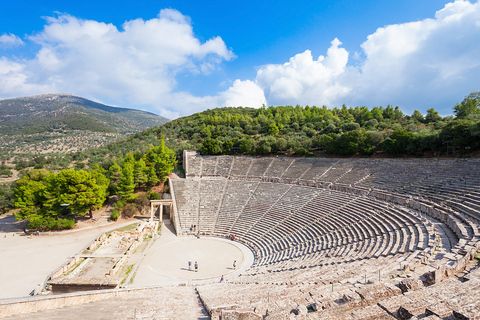 De Nauplie: excursion d'une journée à Mycènes, au canal de Corinthe et à EpidavrosExcursion d'une journée complète avec prise en charge à l'hôtel