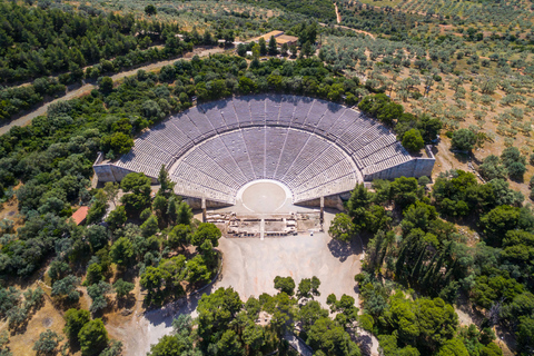 De Nauplie: excursion d'une journée à Mycènes, au canal de Corinthe et à EpidavrosExcursion d'une journée complète avec prise en charge à l'hôtel