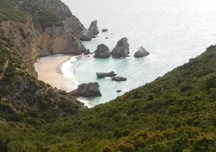 Sesimbra Plage De Ribeiro Cavalo Grottes Parc Naturel En Kayak