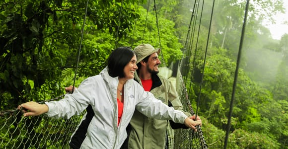 From La Fortuna: Guided Naturalist Walk on Hanging Bridges
