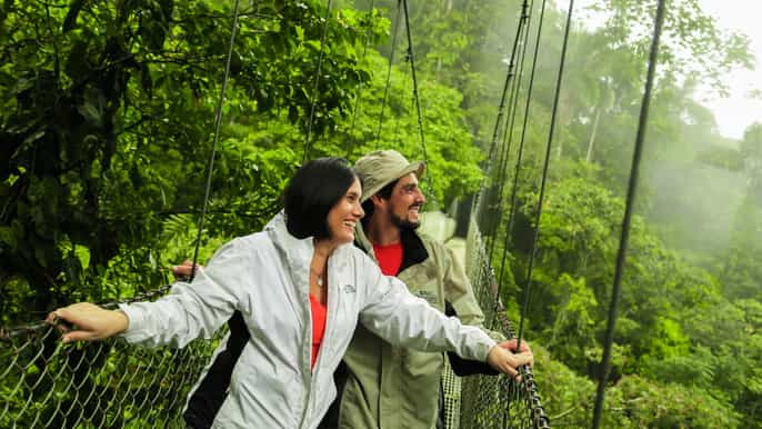 from la fortuna guided naturalist walk on hanging bridges