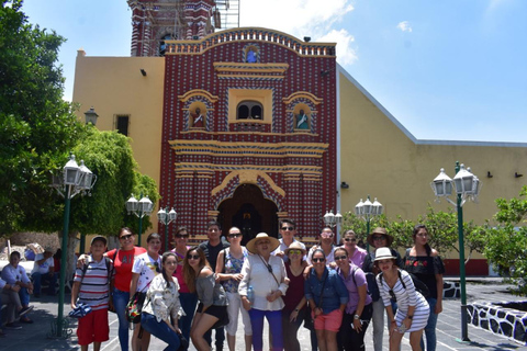 From Puebla: Cholula Pyramid and Churches all included