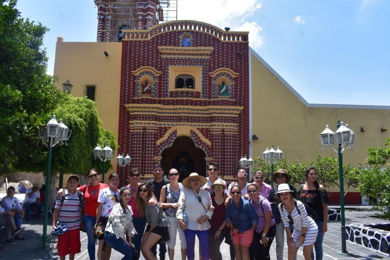 From Puebla: Cholula Pyramid and Churches all included