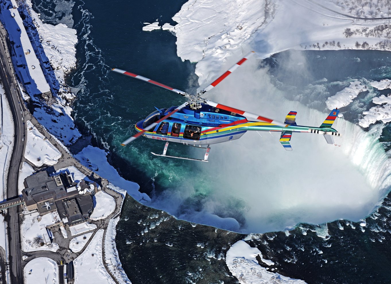 Niagara Falls, Canada: Naturskøn helikoptertur