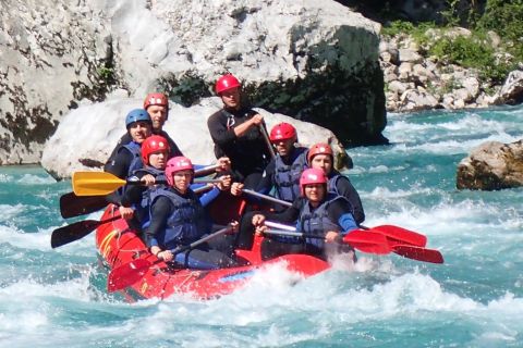 Bovec : rafting sur la Soča / forfait photo disponible