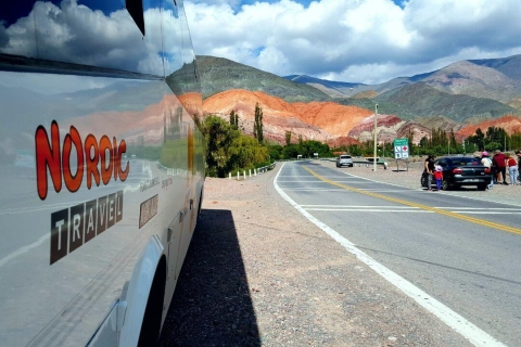 From Salta: Salinas Grandes, Purmamarca & Los Colorados Hike Tour with Hotel Pickup