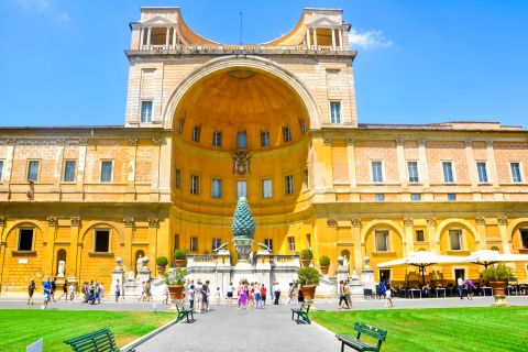 Rooma: Pietarinkirkko: Vatikaanin museot, Sikstuksen kappelikierros ja Pietarinkirkko