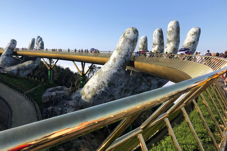 Hue or Hoi An: Golden Bridge Drive by Private Car