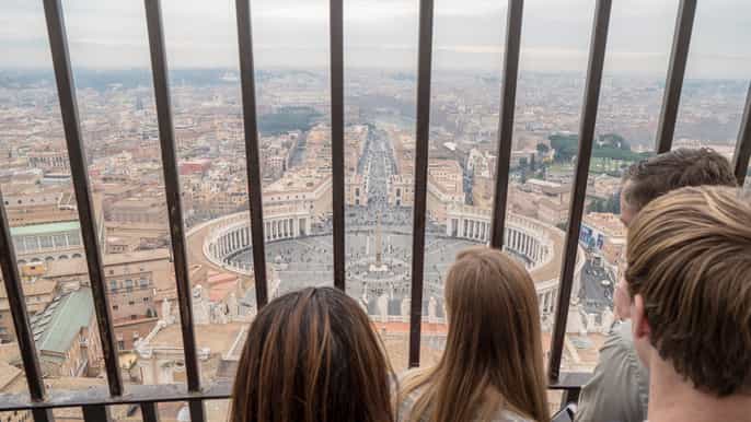 roma tour de la basílica de san pedro y subida a la cúpula
