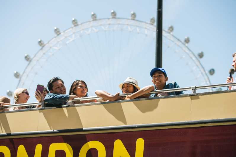 Big London -lippu: London Eye, Big Bus & Thames River Cruise