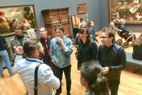 Amsterdam: Historische Stadtrundfahrt mit Besuch des RijksmuseumsPrivate Tour auf Italienisch