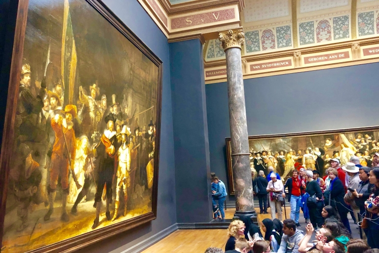 Amsterdam: Historische Stadtrundfahrt mit Besuch des RijksmuseumsPrivate Tour auf Italienisch