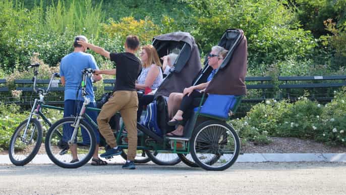 new york city central park guided pedicab tour