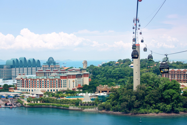 Singapur: Sentosa Seilbahn - Sky Pass Ticket