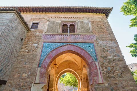 Alhambra: entrada y tour guiado con Palacios NazaríesEntrada y tour privado guiado en alemán