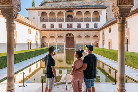 Alhambra: entrada y tour guiado con Palacios NazaríesEntrada y tour privado guiado en alemán