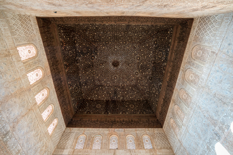 Alhambra: entrada y tour guiado con Palacios NazaríesEntrada y tour privado guiado en alemán