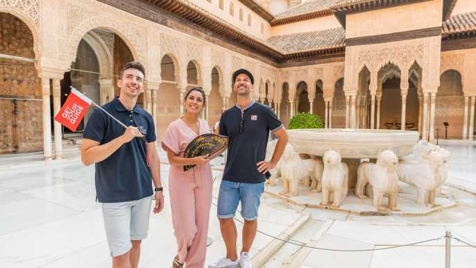Granada: Alhambra Ticket and Guided Tour with Nasrid Palaces