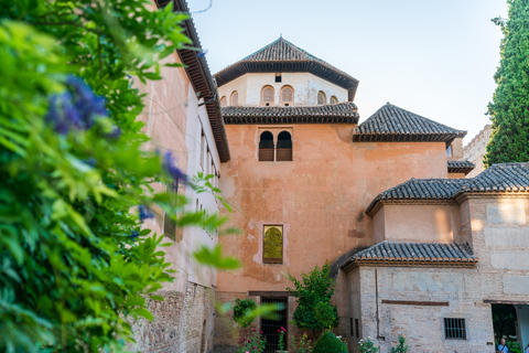 Alhambra: entrada y tour guiado con Palacios NazaríesEntrada y tour privado guiado en alemán