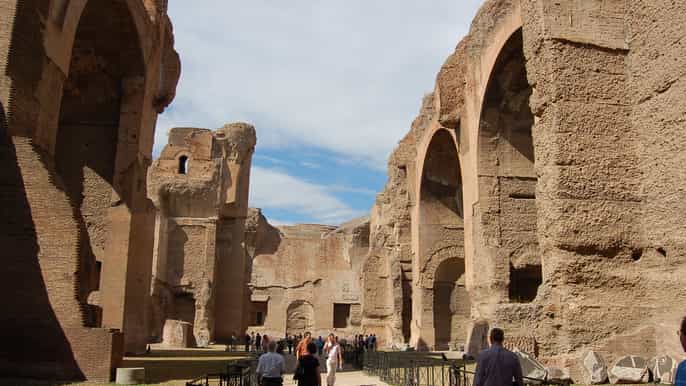 rome circus maximus caracalla bath and aventine hill