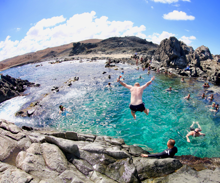 Aruba: Natural Pool and Indian Cave Guided Jeep Safari Tour