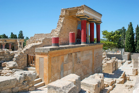 From Heraklion: Knossos and Lasithi Plateau Full-Day TourDay Trip: Pickup from Heraklion and Ammoudara