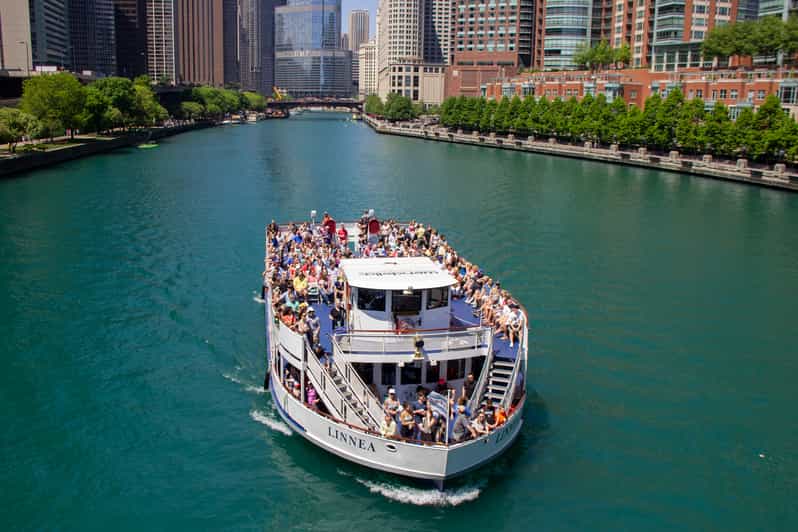 Chicago crucero de arquitectura de 1,5 h por el lago y río GetYourGuide