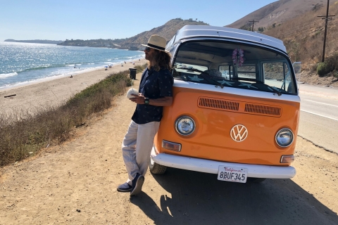 Malibu Beach: Surf Tour dans un Vintage VW VanMalibu Beach Surf Tour avec prise en charge à l'hôtel