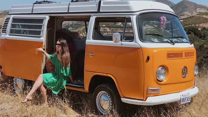 malibu vintage vw hippie sightseeing tour with wine tasting