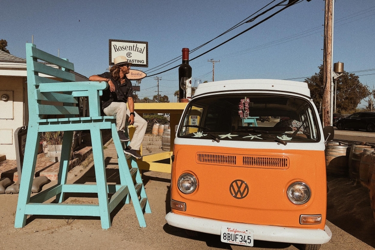 Malibú: tour turístico vintage hippie de VW con cata de vinosMalibu: tour de cata de vinos VW Hippie vintage