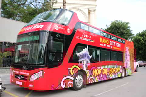 Hanoi: 1.5-Hour Hop-On Hop-Off City Bus Tour By Night