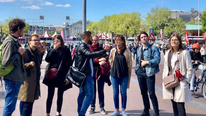 amsterdam red light district coffee shop walking tour