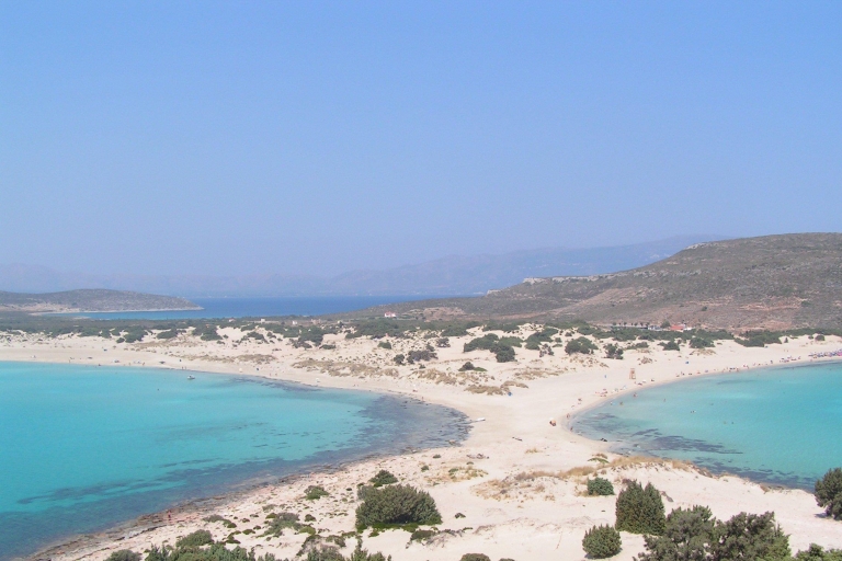 Ab Iraklio: Tagestour zur Insel Elafonisi per BusTour ab Agia Pelagia, Lygaria und Fodele