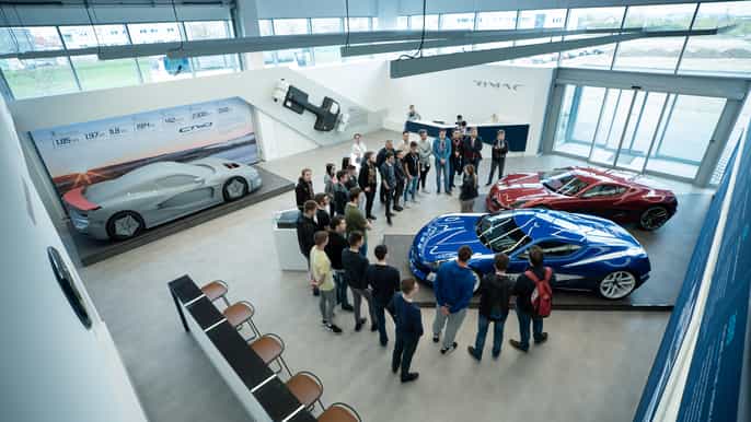 zagreb visita guiada à fábrica rimac hypercar