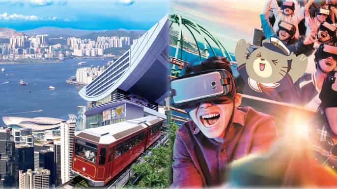hong kong peak tower e ocean park in un giorno