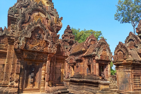 Excursion privée d'une journée à Banteay Srei, Beng Mealea et Rolous