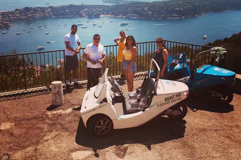 From Nice: 2-Hour Scenic Drive by 3-Wheel Vehicle